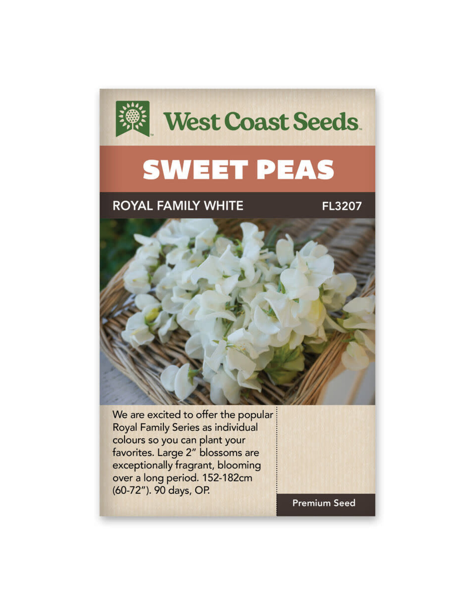 Sweet Peas - Royal Family White