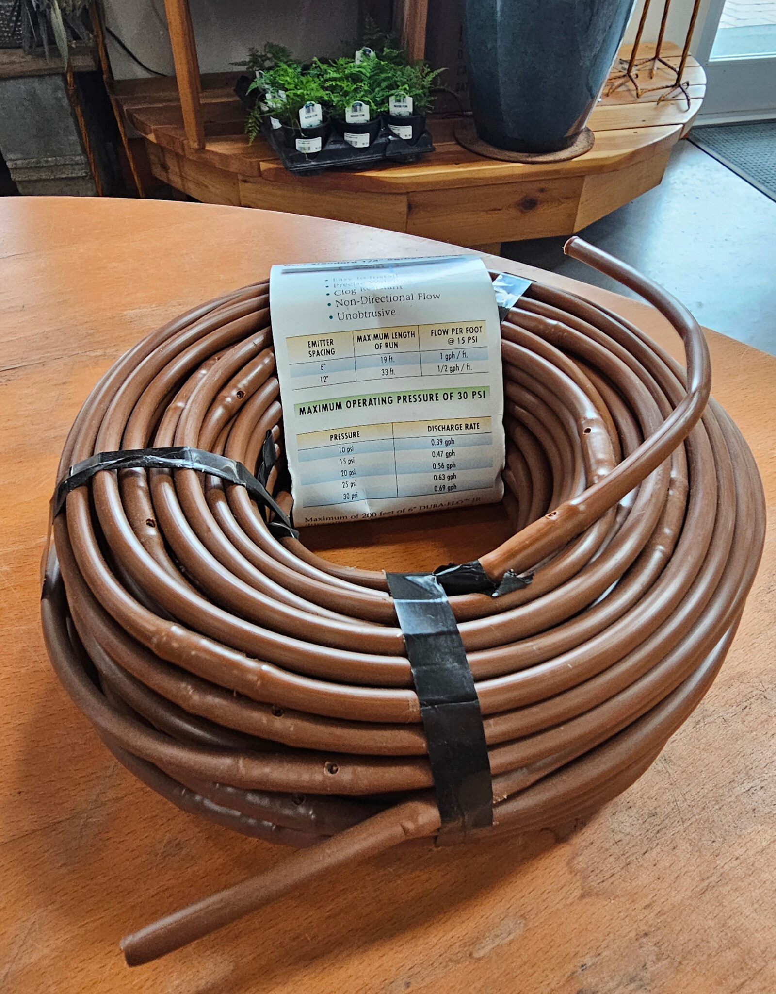 1/4 Inch Soaker Pipe 12 Inch Brown