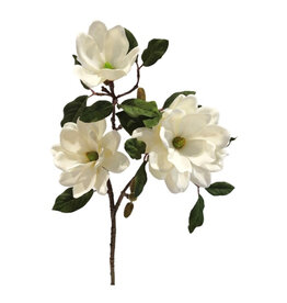 TRIPLE MAGNOLIA BLOOM SPRAY 19"