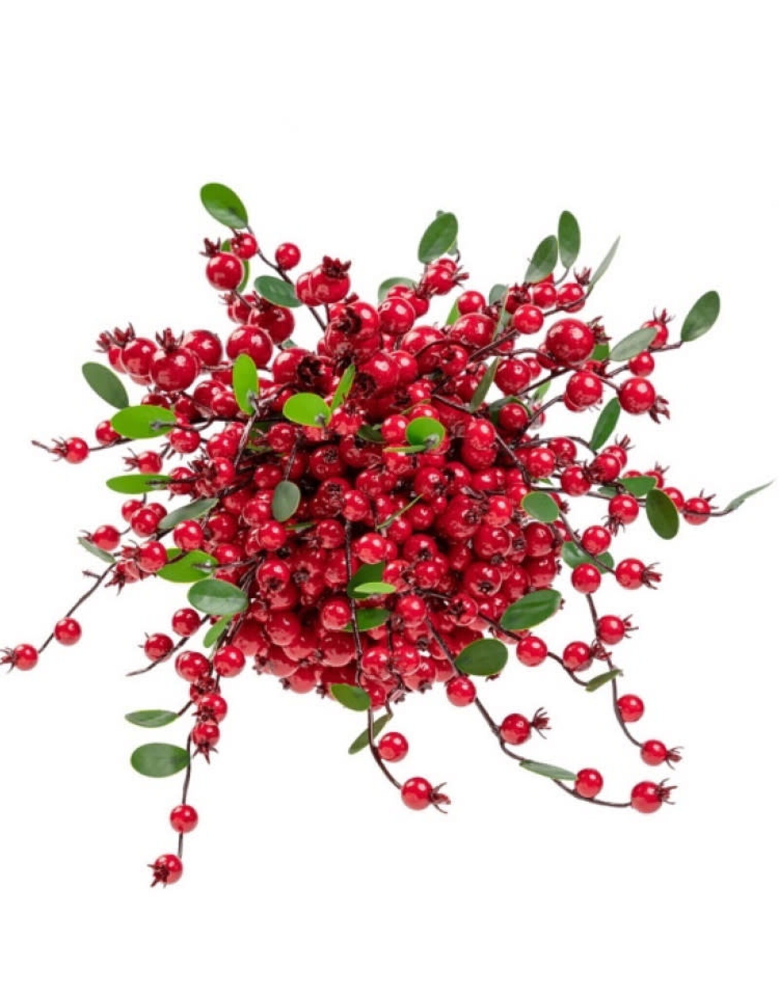 12" WP NATURAL BERRY RIDGE KISSING BALL