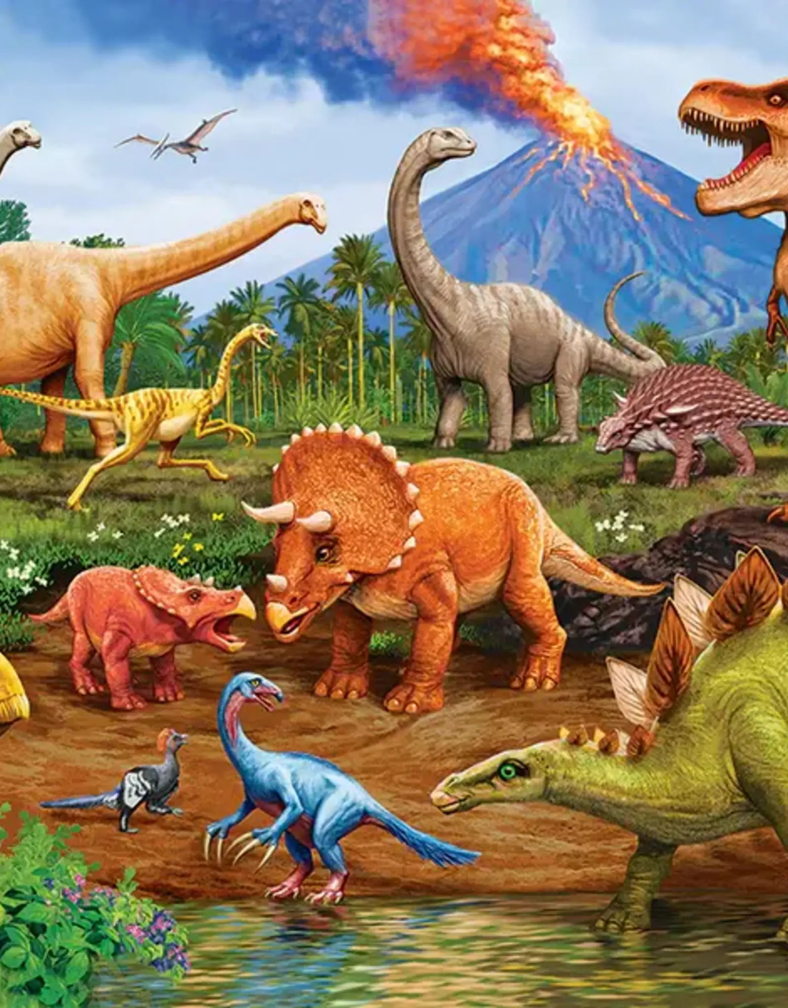 Triceratops & Friends - Tray Puzzle 35 pc