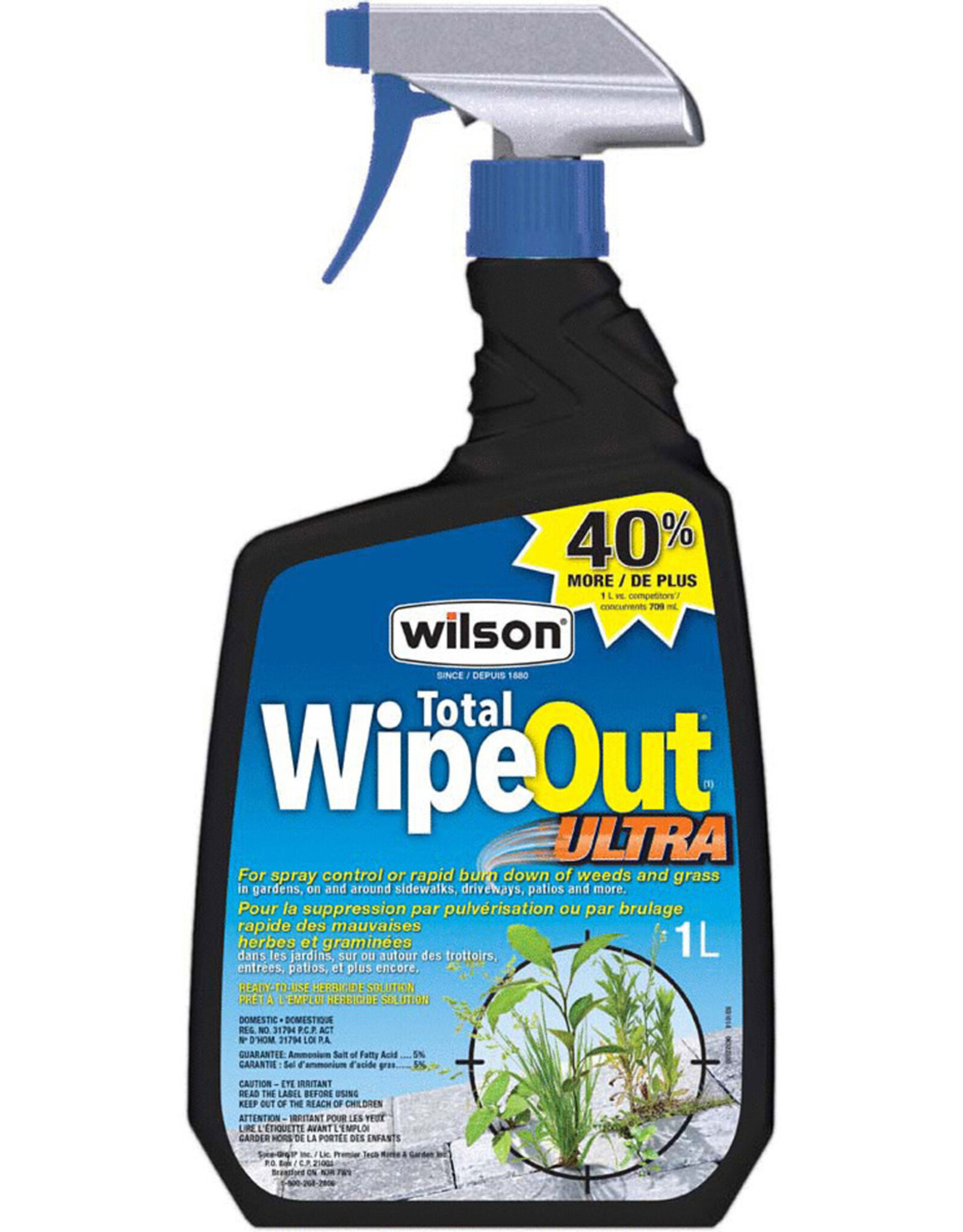 Wilson® WipeOut Ultra Total Weed and Grass Killer 1 L