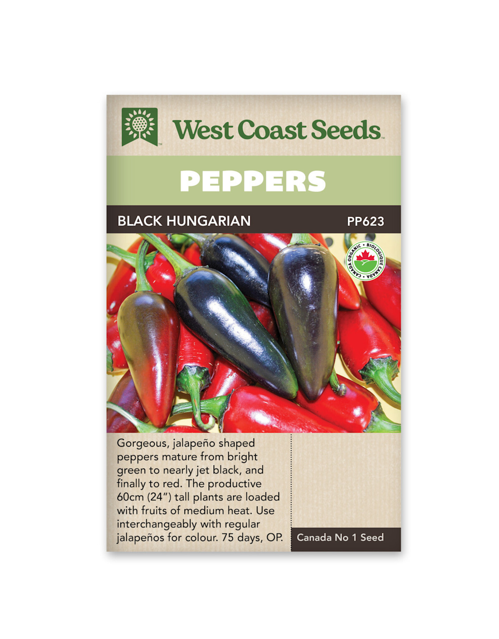Pepper-Hot - Hungarian Black Organic