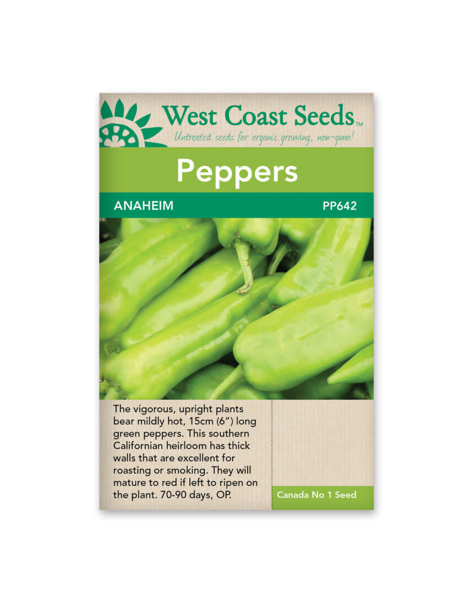 West Coast Seeds Peppers - Anaheim A