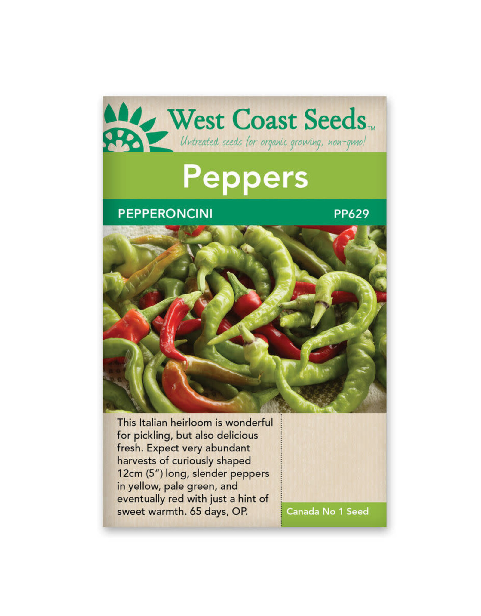 West Coast Seeds Peppers - Pepperoncini A