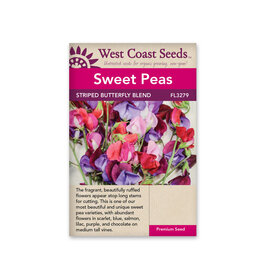 West Coast Seeds Sweet Peas - Butterfly Blend