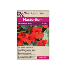 West Coast Seeds Nasturtiums - Empress of India