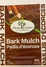 Home and Garden - Brown Bark Mulch 40L