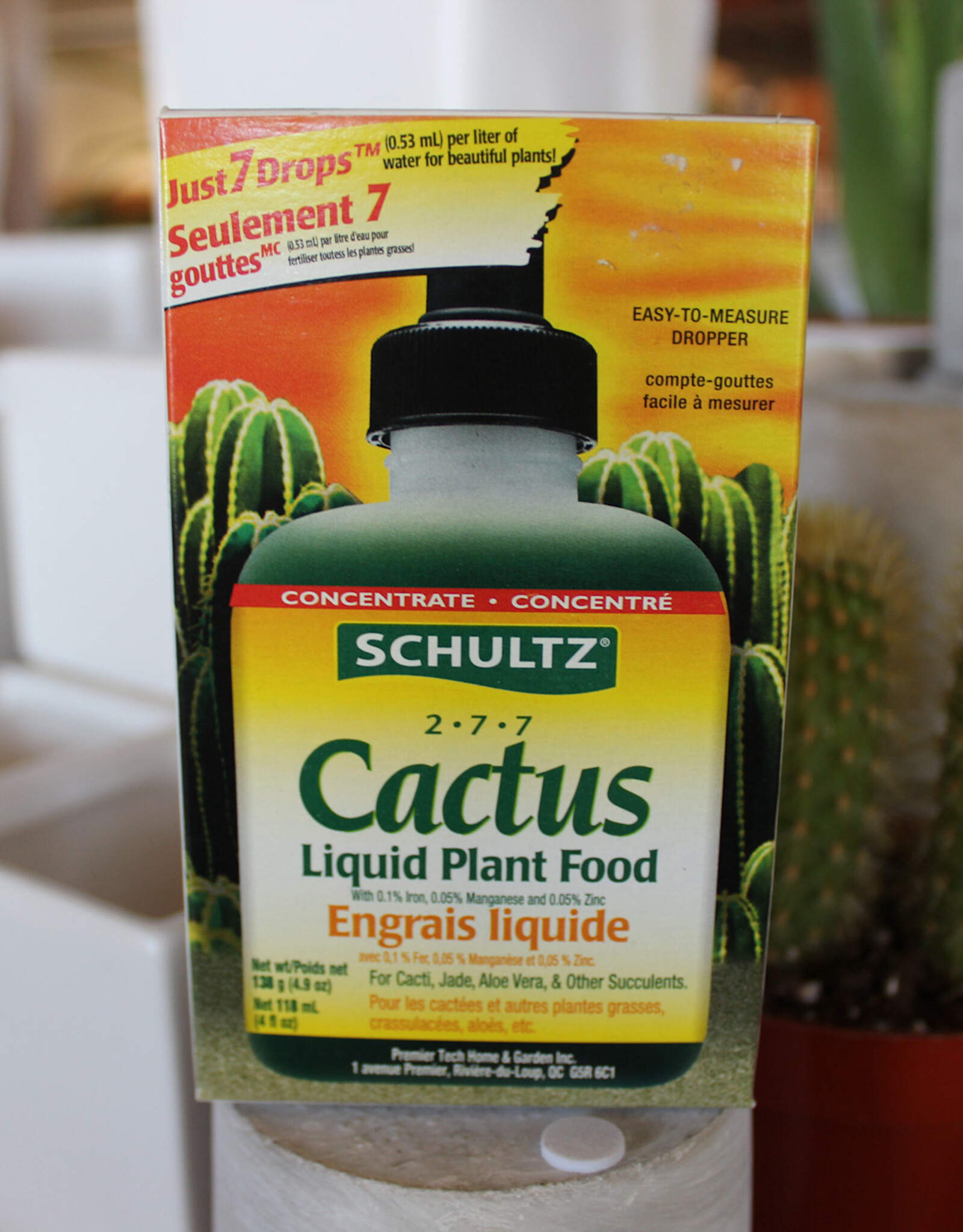 Premier Tech Home & Garden Schultz Cactus Plus Liquid Food 02-07-07 138 gram