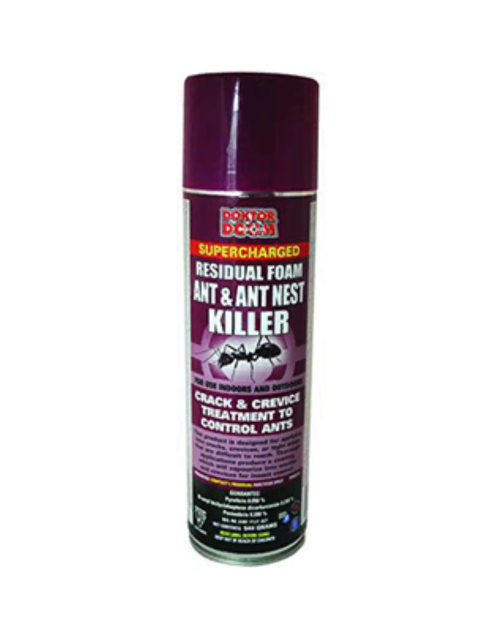 Doktor Doom Supercharged Residual Foam Ant & Ant Nest Killer, 544 g