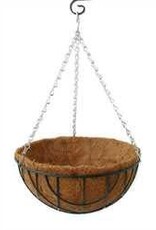 16 inch Metal Hanging Basket With Coco Liner