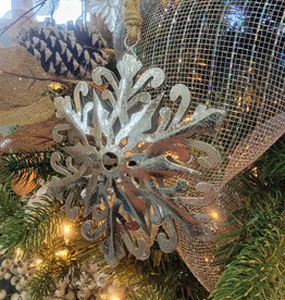 Metal Snowflake Ornament