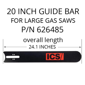 ICS 695XL-F4 20" Guide Bar #626485-F4/PG-LRG