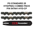 ICS PowerGrit 25 P/N 547641-HYD-CP Combo Pack for ICS Hydraulic & Pneumatic Saws