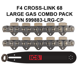 ICS FORCE4 Cross-Link 34 Chain/Bar 20" Combo Pack #599883-LRG-CP
