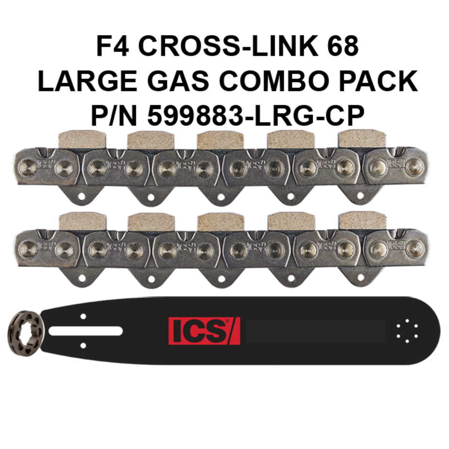 ICS FORCE4-68 CrossLINK Chain/Bar Combo Pack #599882-LRG-CP