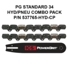 ICS PowerGrit 34 P/N 537765-HYD-CP Combo Pack for ICS Hydraulic & Pneumatic Saws