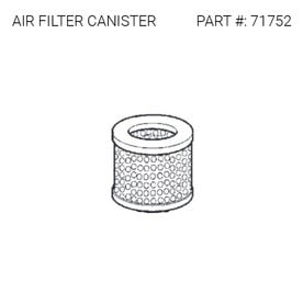 ICS Polyester Air Filter Canister #71752