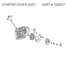 ICS Starter Cover Assembly for ICS 680ES Gas Concrete Saws