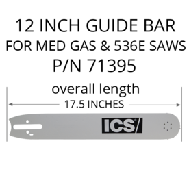 ICS 680ES 12" Guide Bar #71395-F3-MED