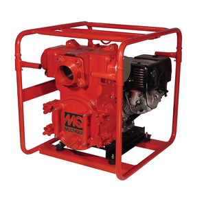 Multiquip Centrifugal 555gpm, 4" Trash Pump #QP4TH