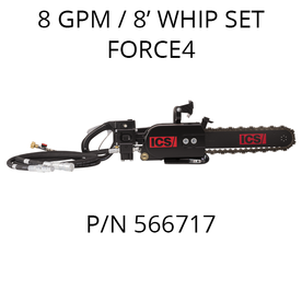 ICS 890F4-15 PKG 8/8' Includes Powerhead (P/N 566355), Guide Bar (P/N 635700), TWO Chains (P/N 525342)