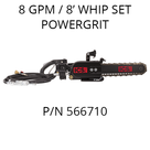 ICS 890F4 HYD. 15-INCH POWERGRIT PACKAGE - 8GPM/8FT WHIPS