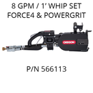 ICS 890F4-FL HYD. FLUSH CUT POWERHEAD - 8GPM/1FT WHIPS