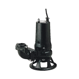 Tsurumi Pump 50C2.75S-CR Submersible 2" Cutter Pump, 1hp/110v