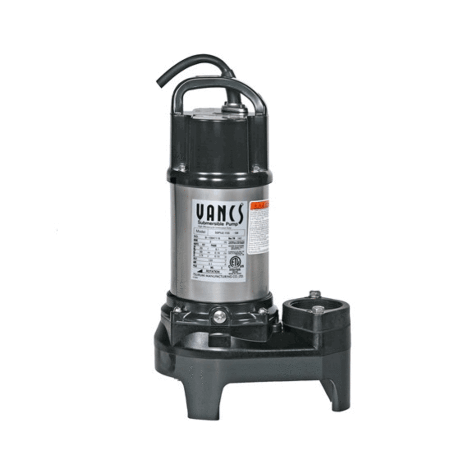 Tsurumi Pump 50PU2.75S VANCS 2" Submersible 1hp 220v Pump