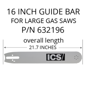 ICS 632196 LRG-GAS 16" F3 ICS  BAR (was p/n 71600)