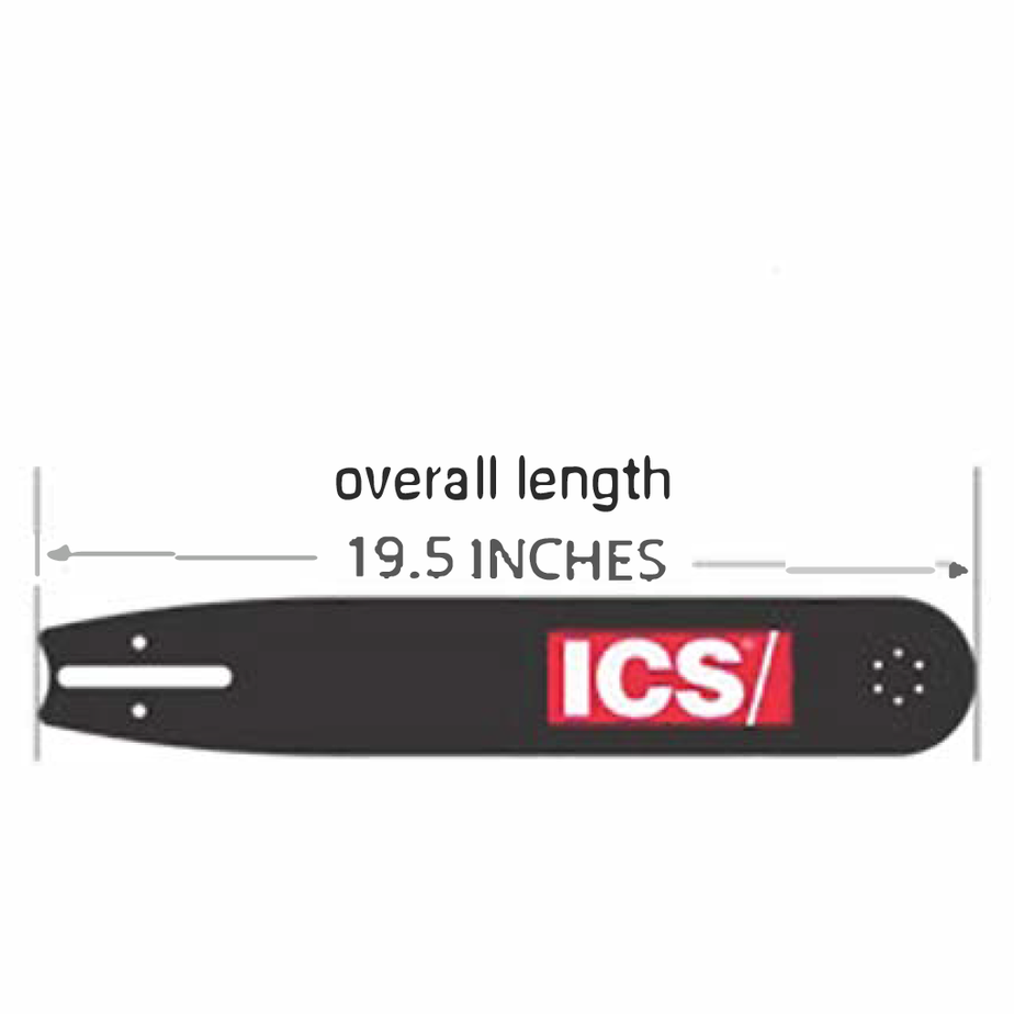 ICS PowerGrit 12" Guide Bar #523383-F4/PG-MED