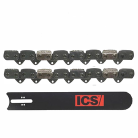 ICS PowerGrit XL 15"/16" Chain/Bar Combo Pack #607664-HYD-CP