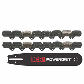ICS PowerGrit XL Pipe Cutting 10" Chain/Bar Combo Pack #608233-HYD-CP