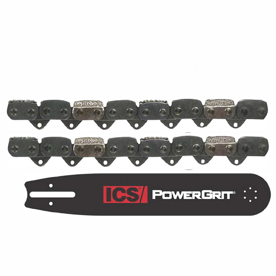ICS PowerGrit XL 10"/12" Chain/Bar Combo Pack #608233-HYD-CP