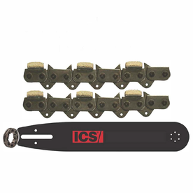 ICS FORCE4-25 Electric Saw 10"/12" Texas Edition Chain/Bar Combo Pack #598280-ELE-CP
