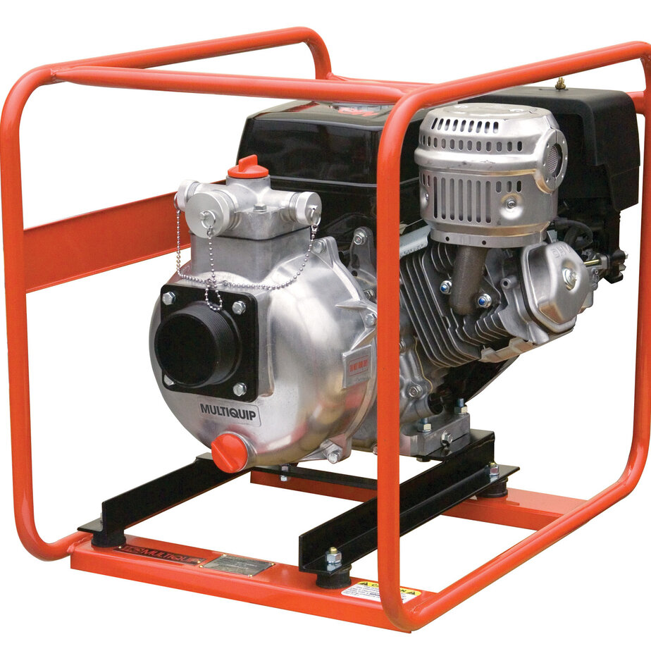 Multiquip QPT305SLT MQ Pressure Pump, 145gpm, 328' Max Head, Honda GX340
