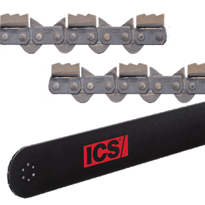 ICS FORCE4-29 Premium L Trident 15"/16" Chain/Bar Combo Pack #644741-HYD-CP