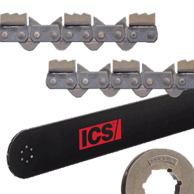 ICS FORCE4-34 Premium L Trident 20" Chain/Bar Combo Pack #644742-LRG-CP