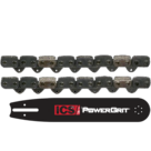 ICS PowerGrit 15"/16" Chain/Bar Combo Pack #537764-HYD-CP