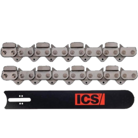 ICS FORCE4-25 Texas Edition 10" Chain/Bar Combo Pack #598280-HYD-CP