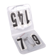 Kopfnummern set oval