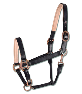 Waldenhausen Leather halter Rose, Xlined