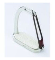 CENTAUR Peacock Stirrup Irons Stainless Steel