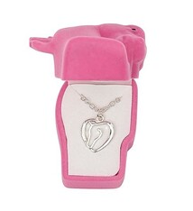 Horse Head Heart Necklace