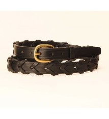 Tory 3/4" Laced Belt, Black 2170