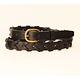 Tory 3/4" Laced Belt, Black 2170