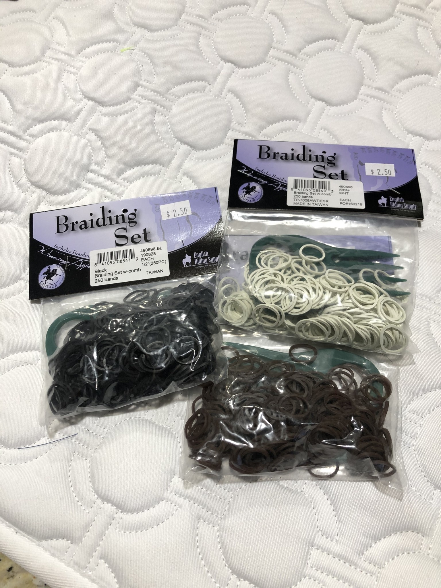 CENTAUR Braiding Set w-comb 250 bands