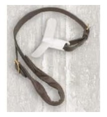 CAMELOT Camelot Pony Crupper w/Block Brown Pony