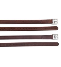 PESSOA Covered Leather 54" Clasp End Dark Brown 1